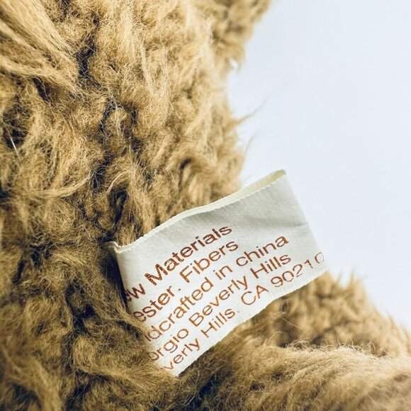 Vintage‎ Giorgio Beverly Hills Plush 1997 Collectors Bear 12" Plaid Bowtie - Picture 6 of 6